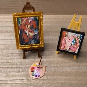 Zuru Mini Brands Masterpieces Framed Pablo Picasso And Franz Marc Paintings